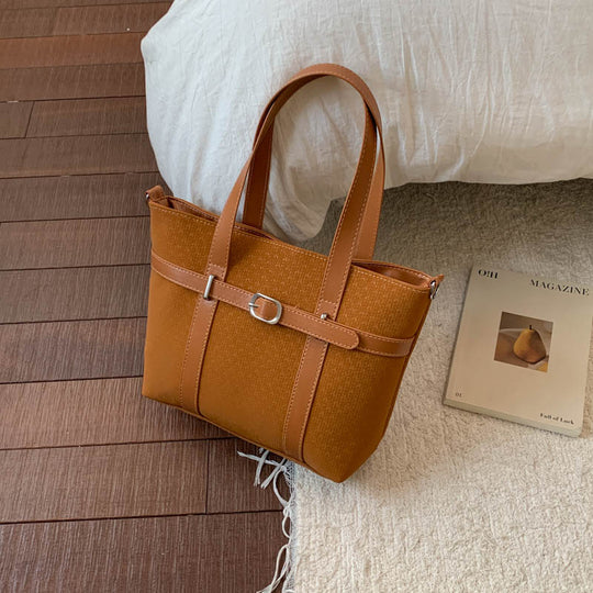 Damen modische Tragetasche mit strukturiertem Design und abnehmbarem Schulterriemen Nord Taschen