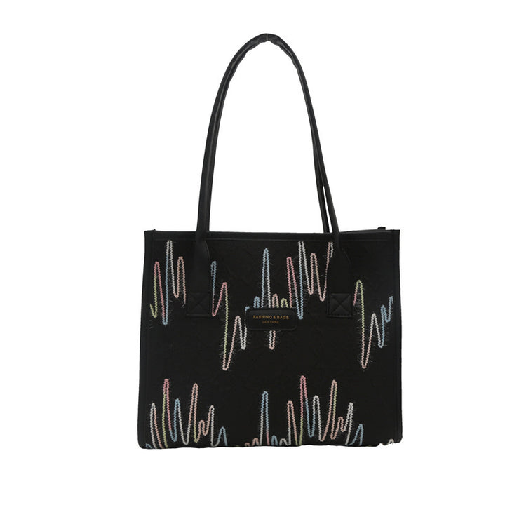 Damen elegante Tragetasche mit stilvollem Muster Nord Taschen
