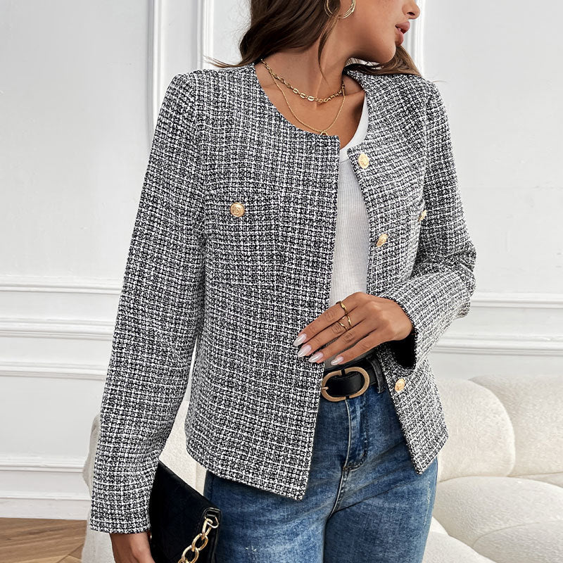 Damen Elegant geschnittene Blazerjacke Nord Taschen