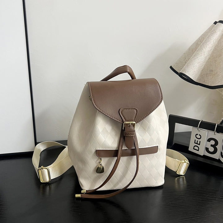 Damen stilvoller Rucksack mit geflochtenem Design Nord Taschen