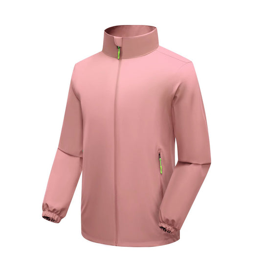 Herren Leichte Softshell‑Regenjacke mit hohem Stehkragen und winddichter Mikrofaserschale Nord Taschen