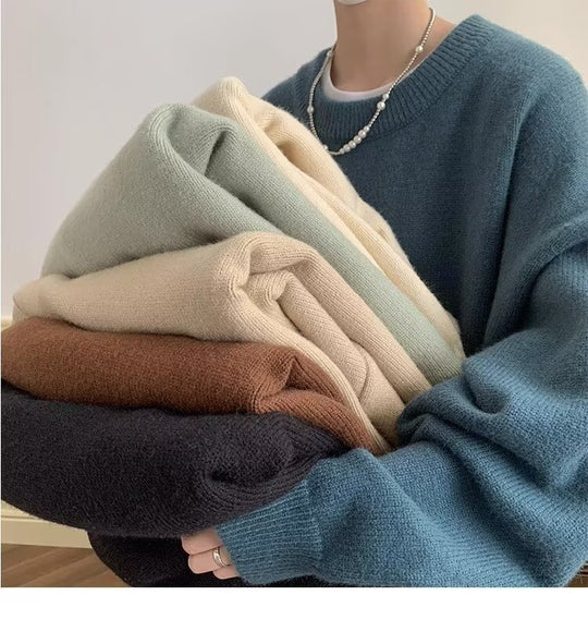 Damen Bequemer Oversize-Pullover Nord Taschen