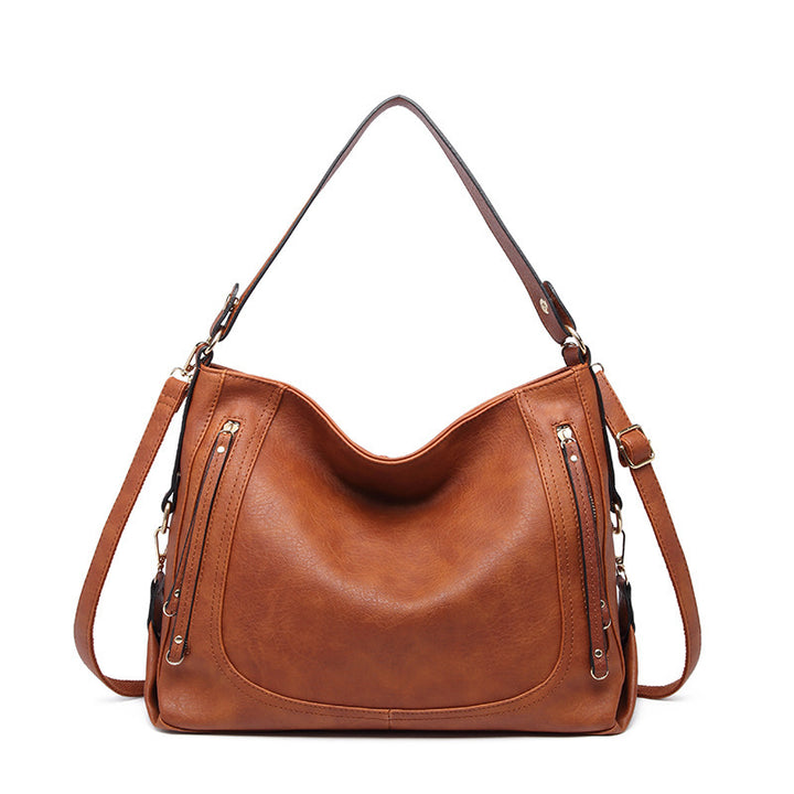 Damen Hobo-Tasche mit elegantem Faltendesign und verstellbarem Schulterriemen Nord Taschen