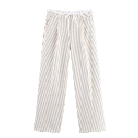 Damen 60+ weite Highwaist Palazzohose mit Tunnelzugbund und Bügelfalte Nord Taschen