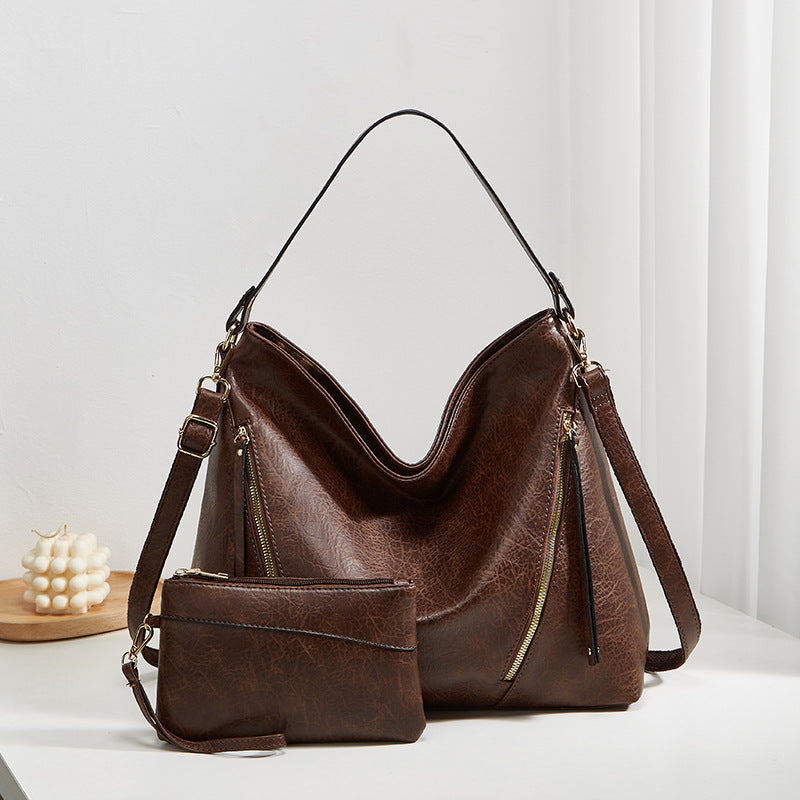 Damen Hobo-Tasche mit luxuriösem Kunstleder und geräumiger Innenaufteilung Nord Taschen