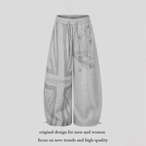 Damen Extraweite Culotte-Sweatpants mit hohem Komfortbund, Kordelzug und verstellbaren Saumabschlüssen Nord Taschen