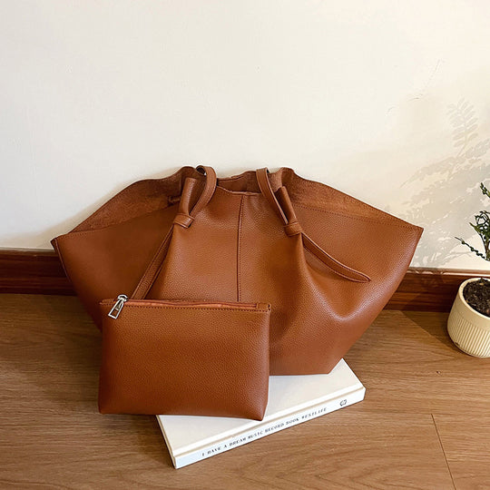 Damen vielseitige Handtasche mit abnehmbarem Kosmetiktäschchen Nord Taschen