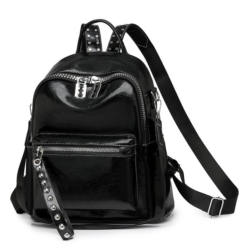 Damen modischer Rucksack mit Metallic-Oberfläche Nord Taschen