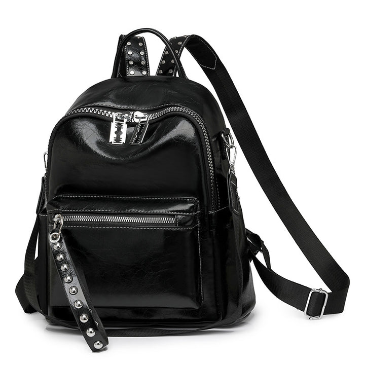 Damen modischer Rucksack mit Metallic-Oberfläche Nord Taschen