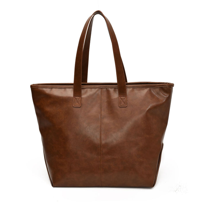 Damen elegante Shopper-Tasche aus hochwertigem Kunstleder mit praktischem Innenfach Nord Taschen