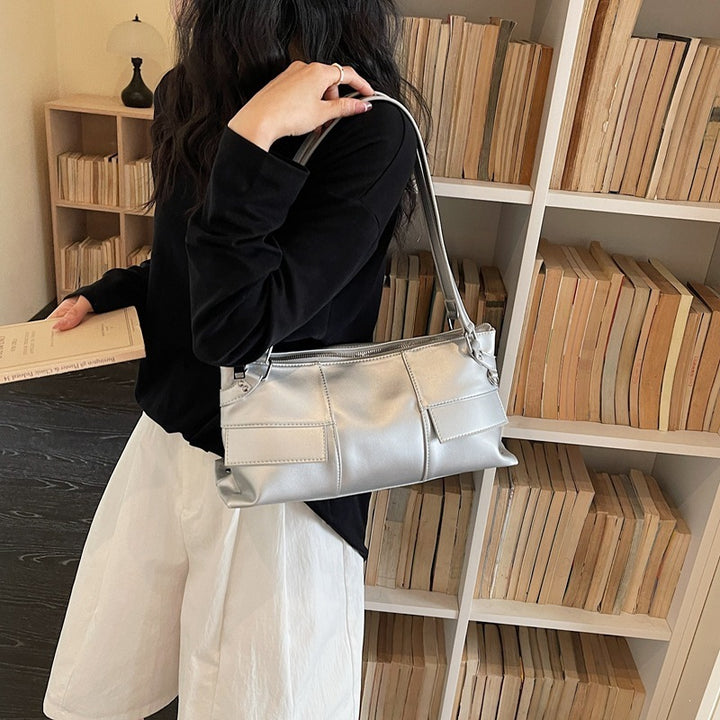 Damen Umhängetasche mit praktischen Reißverschlusstaschen Nord Taschen