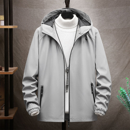 Herren Leichte Sportjacke mit Kapuze Nord Taschen