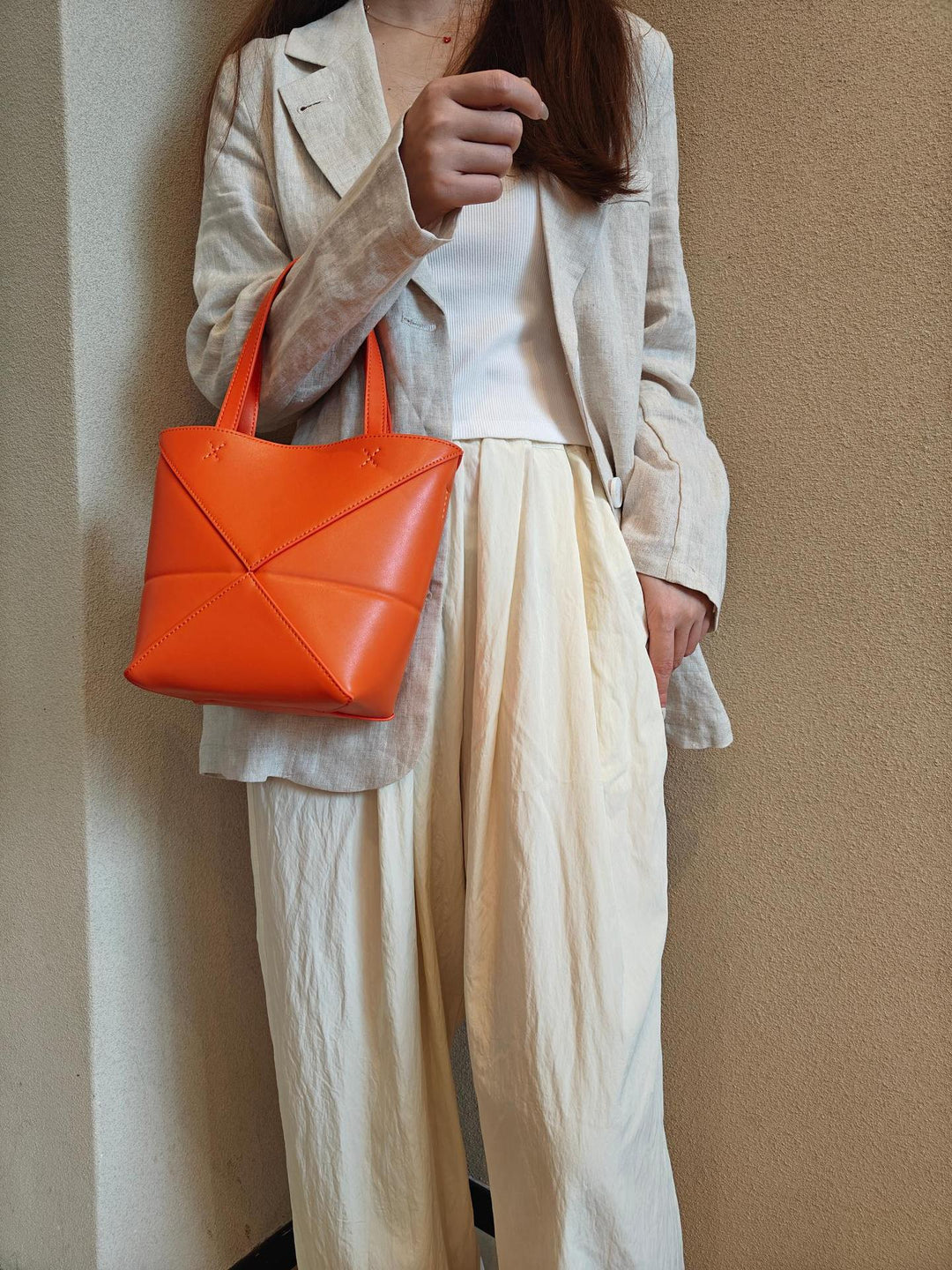 Damen elegante geometrische Tragetasche Nord Taschen