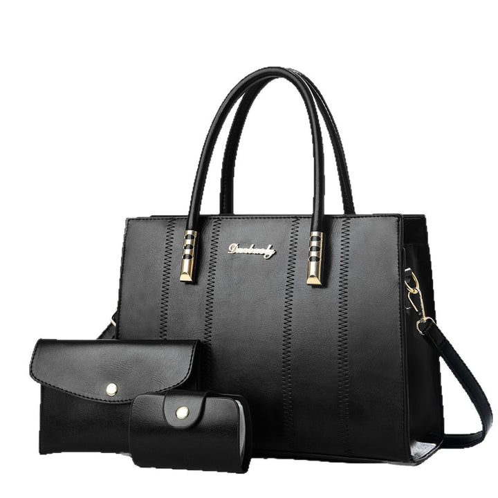 Damen klassische Handtasche mit abnehmbarem Portemonnaie Nord Taschen