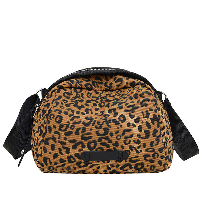 Damen Umhängetasche mit buntem Leopardenmuster Nord Taschen