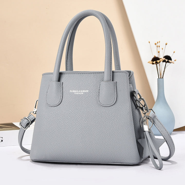 Damen modische Handtasche mit strukturiertem Obermaterial und abnehmbarem Schultergurt Nord Taschen
