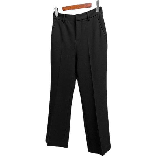 Damen Elegante gerade geschnittene Anzughose mit Bügelfalte und Eingrifftaschen Nord Taschen