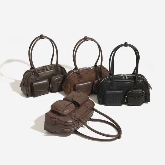 Damen Handtasche mit mehreren Außentaschen und hochwertiger Verarbeitung Nord Taschen