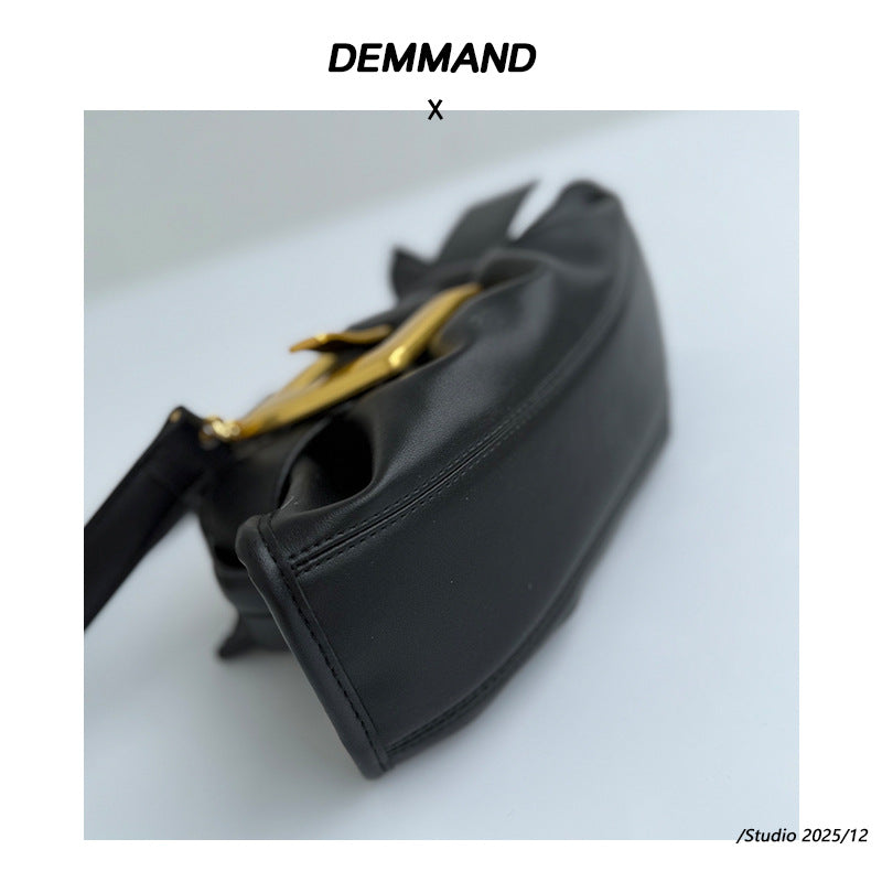 Damen Schultertasche mit eleganter Gürtelschnalle Nord Taschen