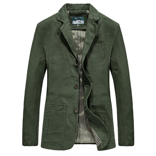 Herren lässiges Baumwollblazer Nord Taschen