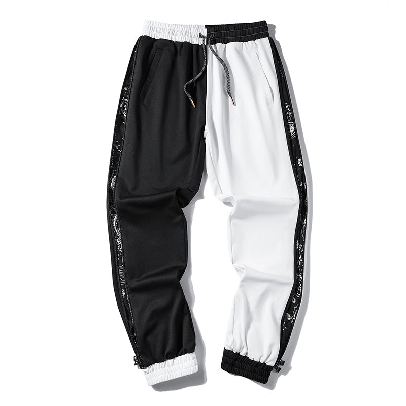 Herren Locker geschnittene Jogginghose mit Bandana-Seiteneinsätzen und elastischem Saum Nord Taschen