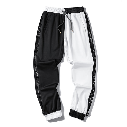 Herren Locker geschnittene Jogginghose mit Bandana-Seiteneinsätzen und elastischem Saum Nord Taschen