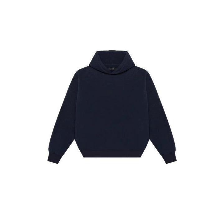 Unisex nan minimalistischer Kapuzenpullover ohne Kängurutasche mit überschnittener Schulter und geripptem Saum Nord Taschen