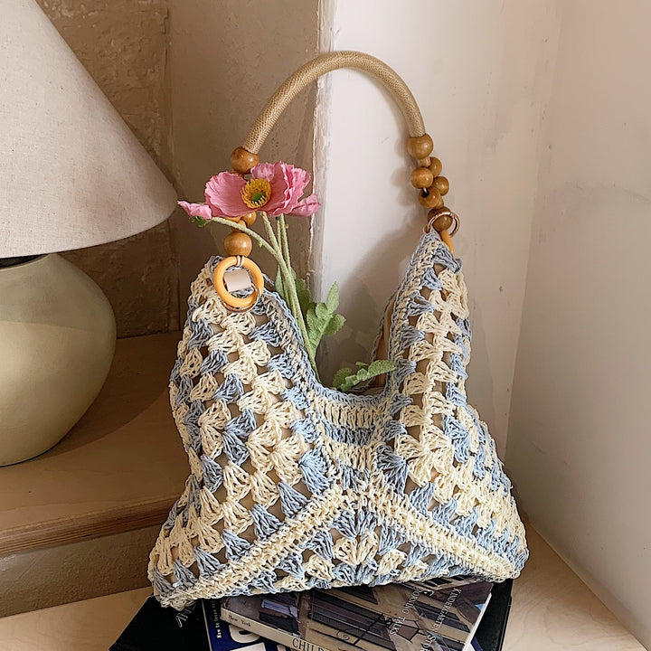 Damen handgefertigte Basttasche mit innovativem Design Nord Taschen