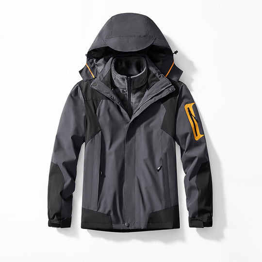 Herren atmungsaktive Outdoor-Windejacke Nord Taschen