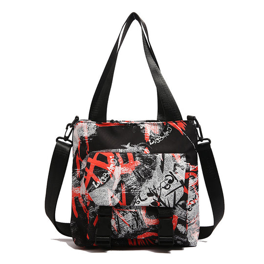 Damen modische Umhängetasche mit auffälligem Grafik-Design Nord Taschen