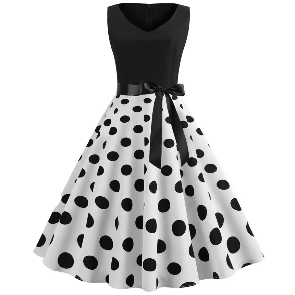 Rockabilly Kleid Polka-Dots