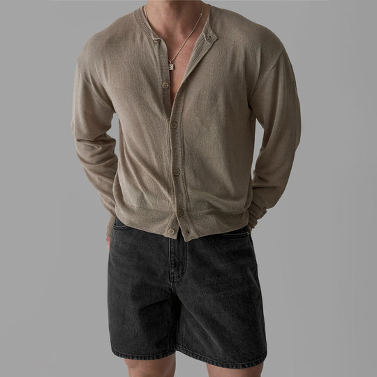 Herren Langarmshirt Nord Taschen