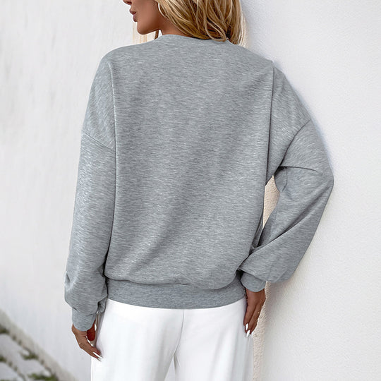 Damen Elegante Pullover mit einzigartigem Perlendesign Nord Taschen