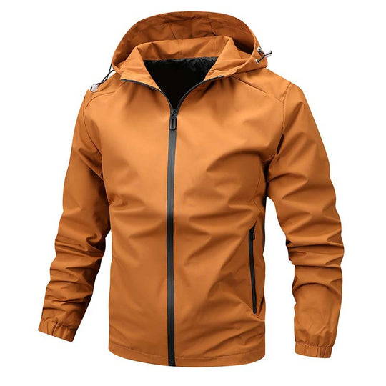 Herren Leichte Softshell‑Kapuzenjacke mit wasserabweisender Membran und versiegelten Reißverschlüssen Nord Taschen