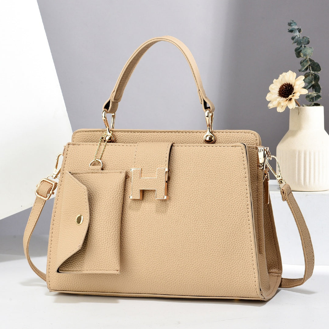 Damen elegante Handtasche mit abnehmbarem Mini-Geldbeutel Nord Taschen