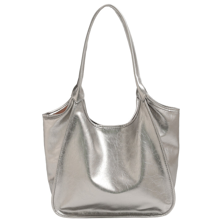 Damen modische Tote-Tasche mit glänzender Oberfläche Nord Taschen