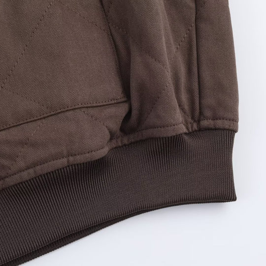 Damen Oversized Steppblouson mit Raglanärmeln und aufgesetzten Taschen Nord Taschen