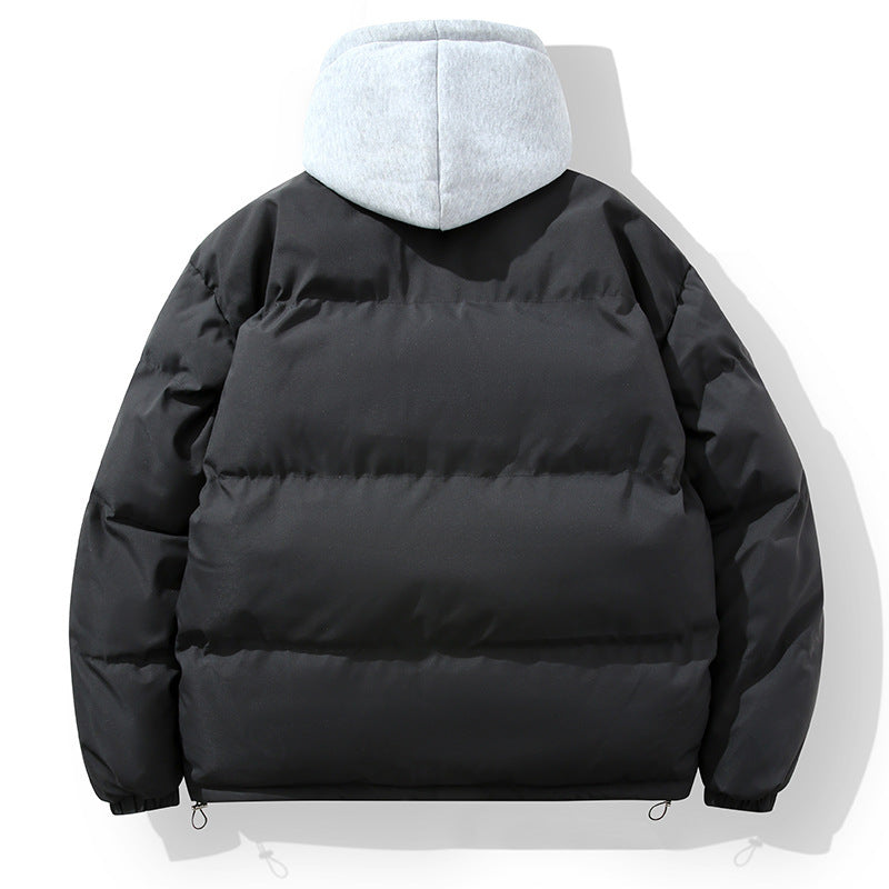 Herren wattierte Steppjacke mit integriertem Kapuzenlayer und verstellbarem Saum Nord Taschen
