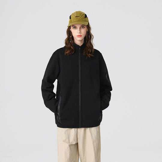 Herren Leichte Softshell-Fleecejacke mit Stehkragen, durchgehendem Reißverschluss und Ärmeltasche Nord Taschen