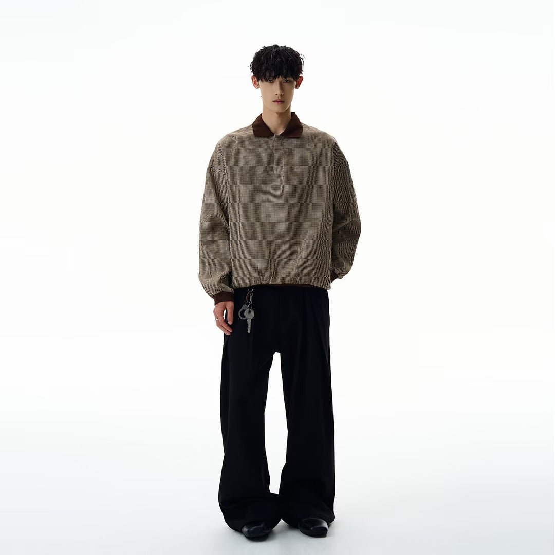 Herren Modischer Pullover mit Kragen Nord Taschen