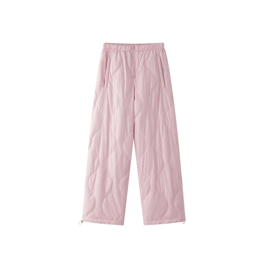 Damen Wattierte Cargo-Skihose mit weitem Ballon‑Schnitt und elastischem Bund Nord Taschen