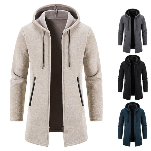 Herren elegante Freizeitjacke mit praktischen Reißverschlusstaschen