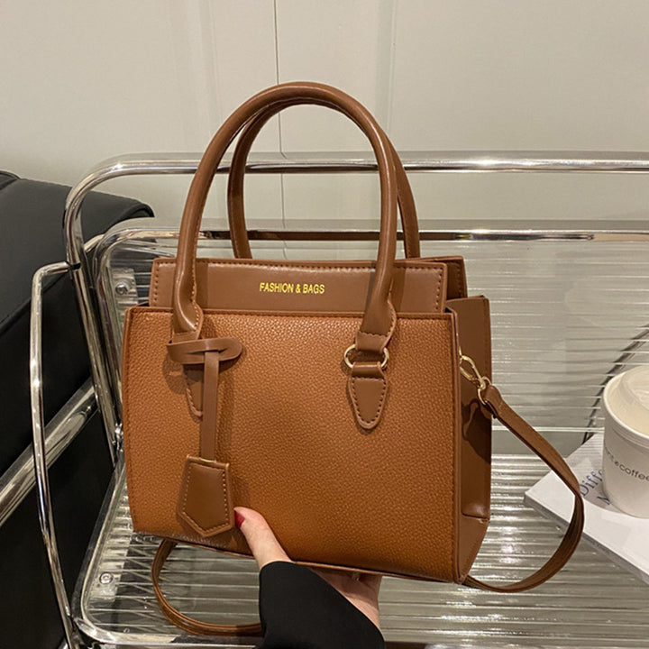 Damen Handtasche mit strukturiertem Kunstleder und eleganten Tragegriffen Nord Taschen