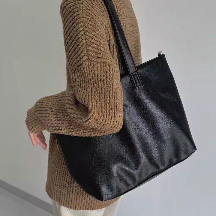 Damen Tote-Handtasche mit eleganter Struktur und geräumigem Innenraum Nord Taschen