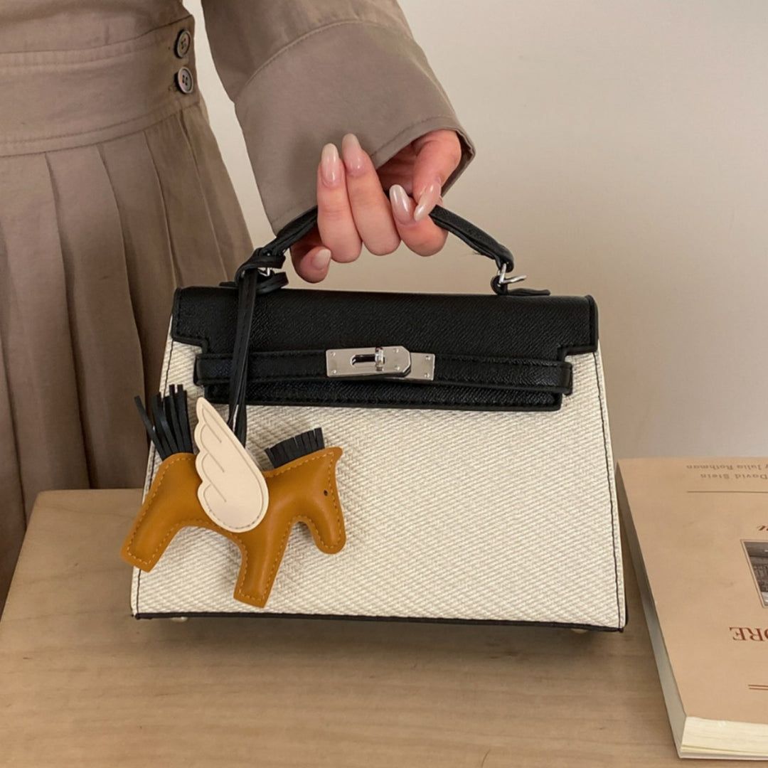 Damen Handtasche mit verspieltem Dekor Nord Taschen