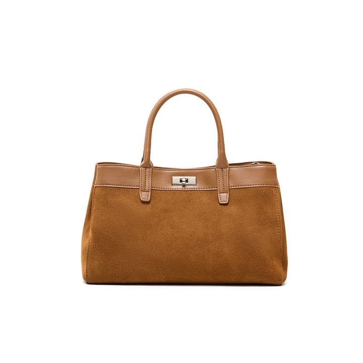 Damen elegante Handtasche aus feinem Wildleder Nord Taschen