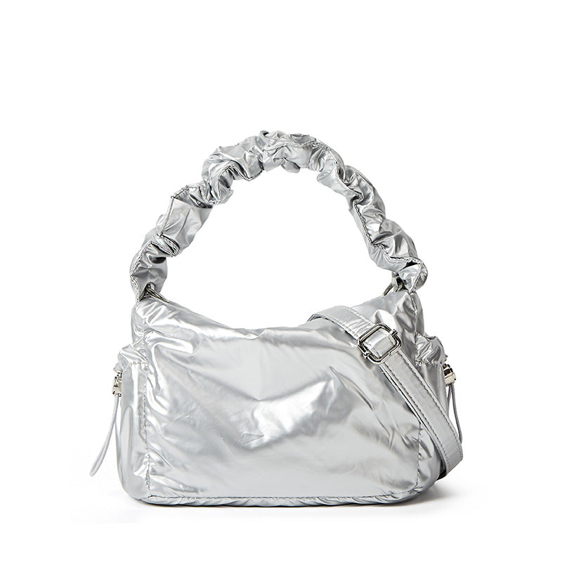 Damen Hobo-Tasche mit innovativem Faltendesign und geschmeidiger Oberfläche Nord Taschen