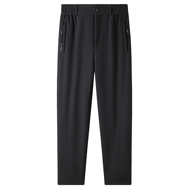 Herren Gefütterte Lounge-Hose mit Teddy-Innenfutter, elastischem Bund und Reißverschlusstaschen Nord Taschen