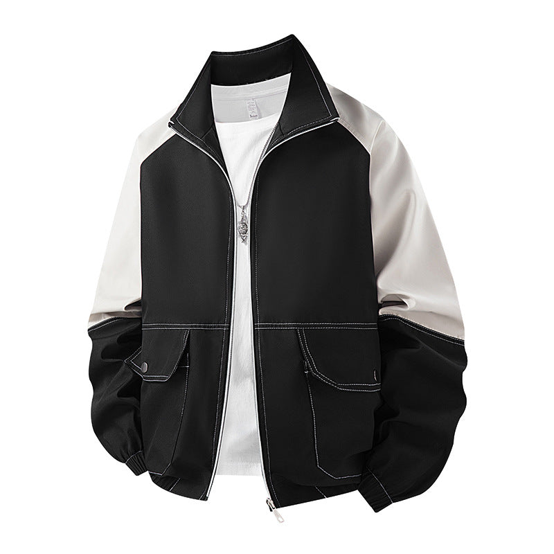 Herren Sportliche Übergangsjacke mit hohem Kragen und praktischen Taschen Nord Taschen