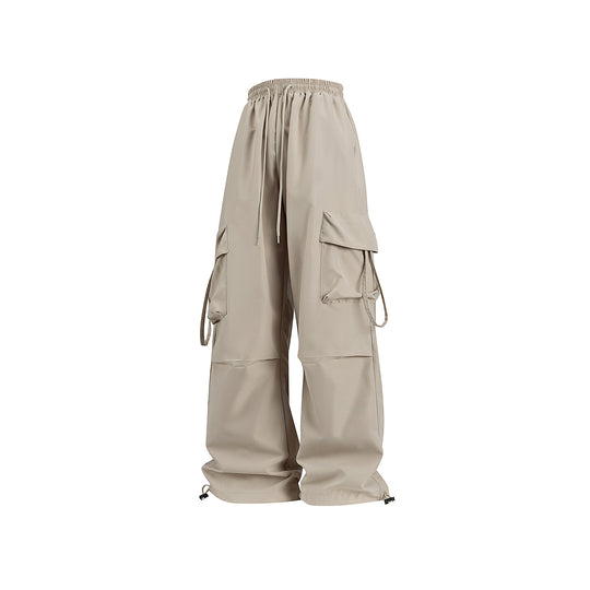 Unisex Weite Cargo‑Hose im Baggy‑Cut mit Tunnelzugbund, Mehrfachklappen und verstellbaren Beinabschlüssen Nord Taschen